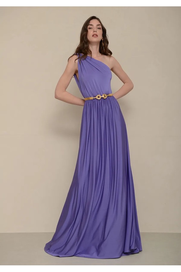 ARTEMIS DARK LILAC DRESS